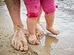 Barfuss am Strand - schoen!